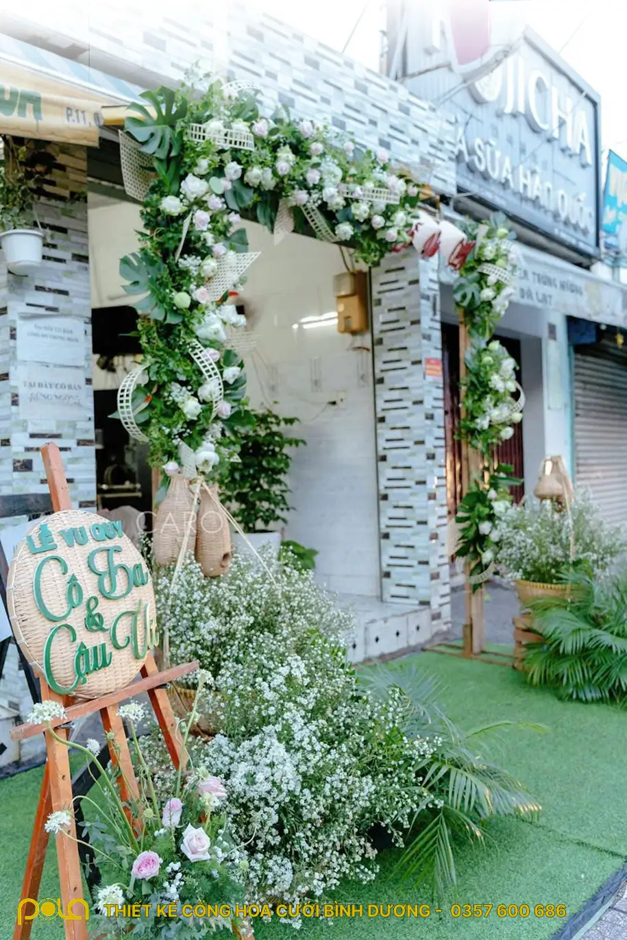 Mẫu cổng hoa cưới Bình Dương - Pola Wedding
