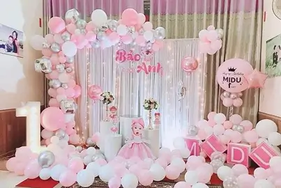 Trang Trí Tiệc Thôi Nôi, Sinh Nhật Tại Bình Dương, TP HCM