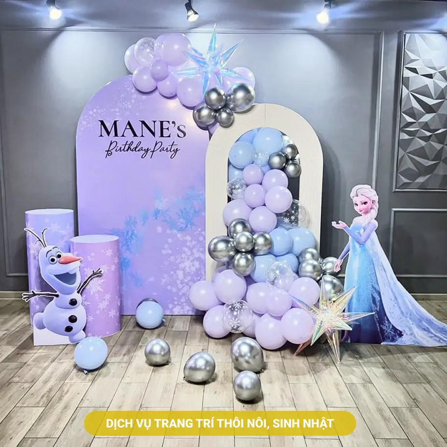 Chủ đề công chúa Disney (cho bé gái):