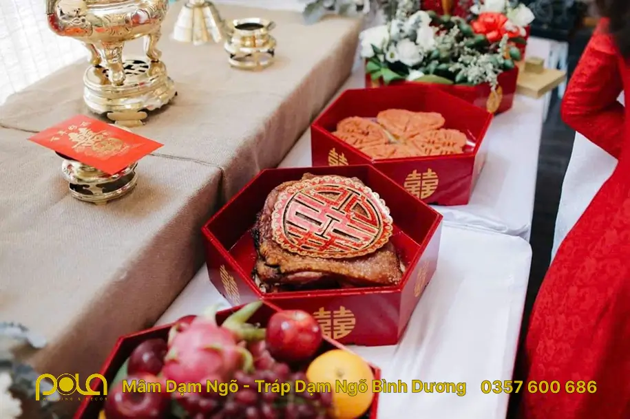 Mâm Quả Dạm Ngõ, Tráp Dạm Ngõ Bình Dương