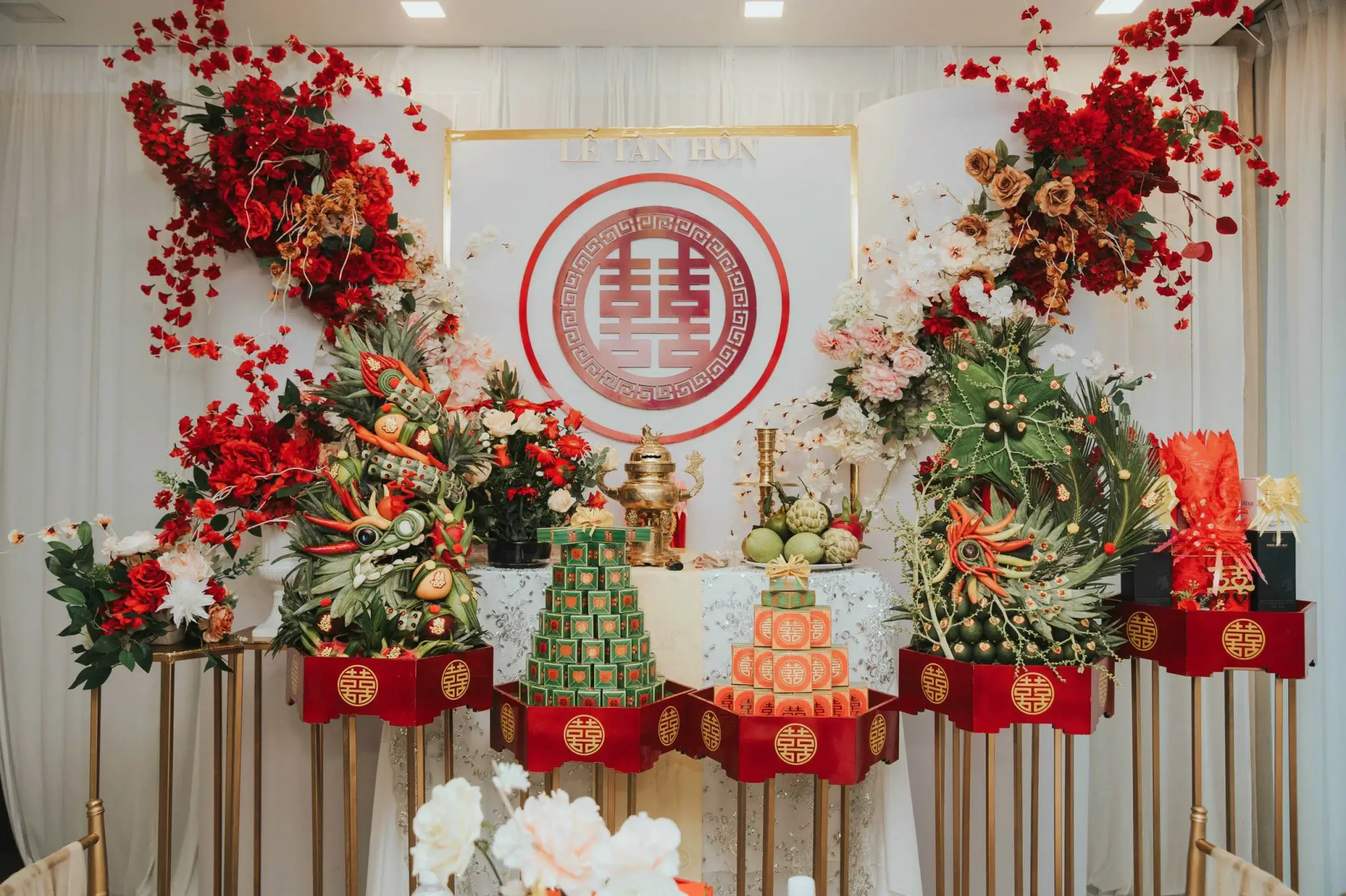 Mẫu 10 Mâm quả cưới hỏi đẹp Bình Dương