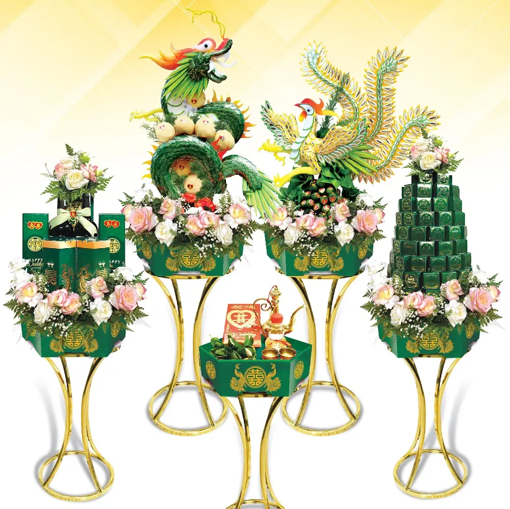 Mẫu 4 Mâm quả cưới hỏi đẹp Bình Dương