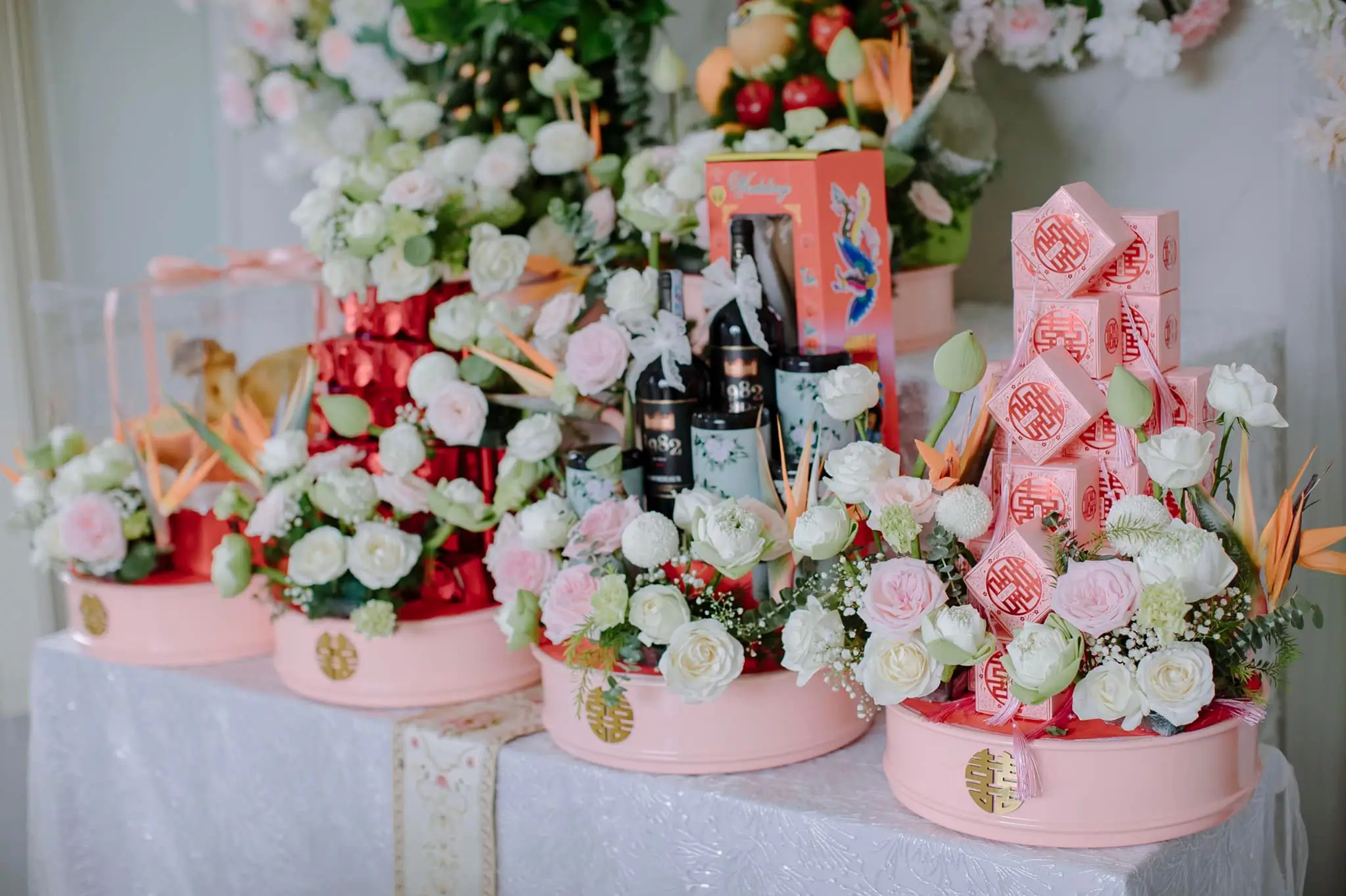 Mẫu 6 Mâm quả cưới hỏi đẹp Bình Dương