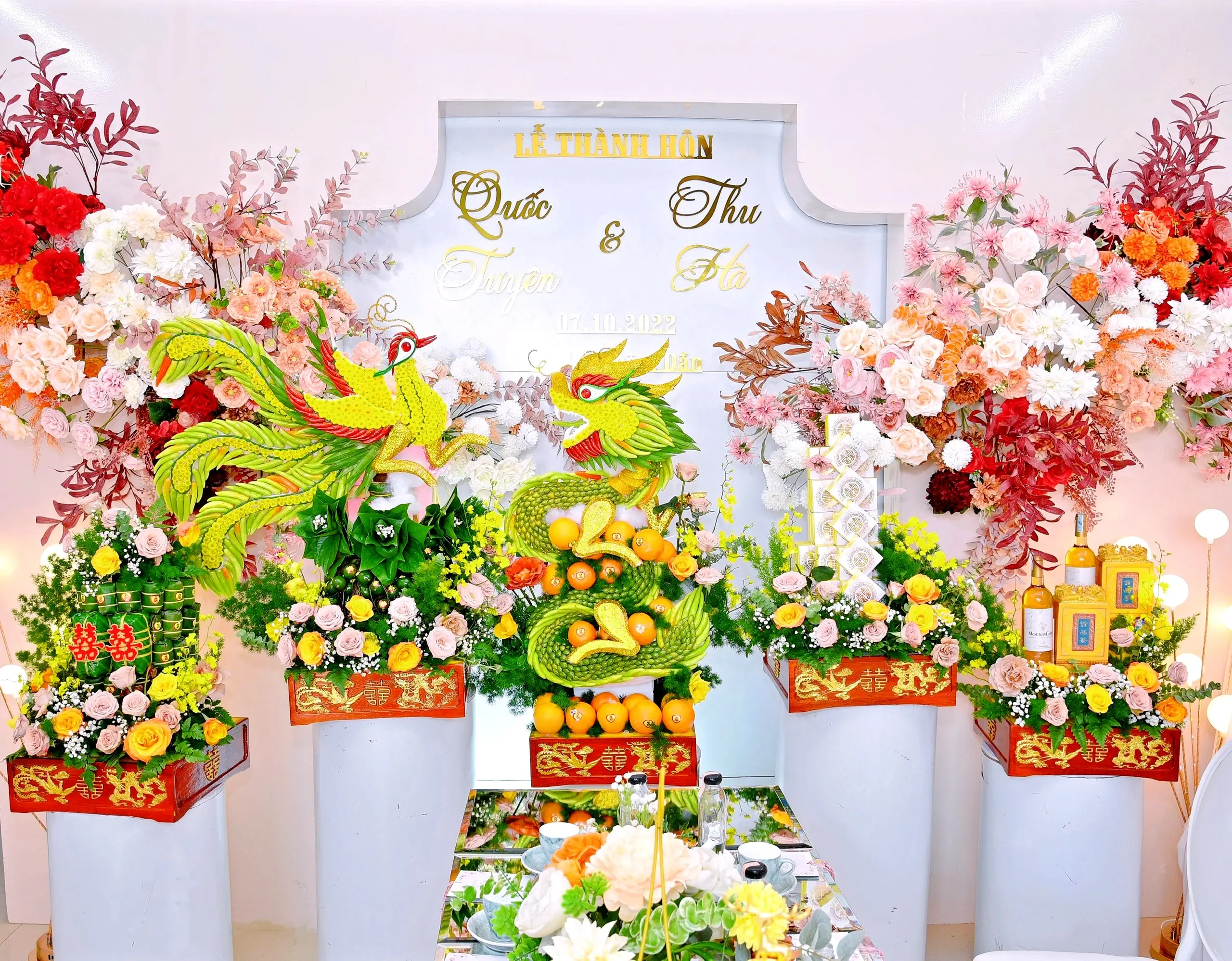 Mẫu 8 Mâm quả cưới hỏi đẹp Bình Dương