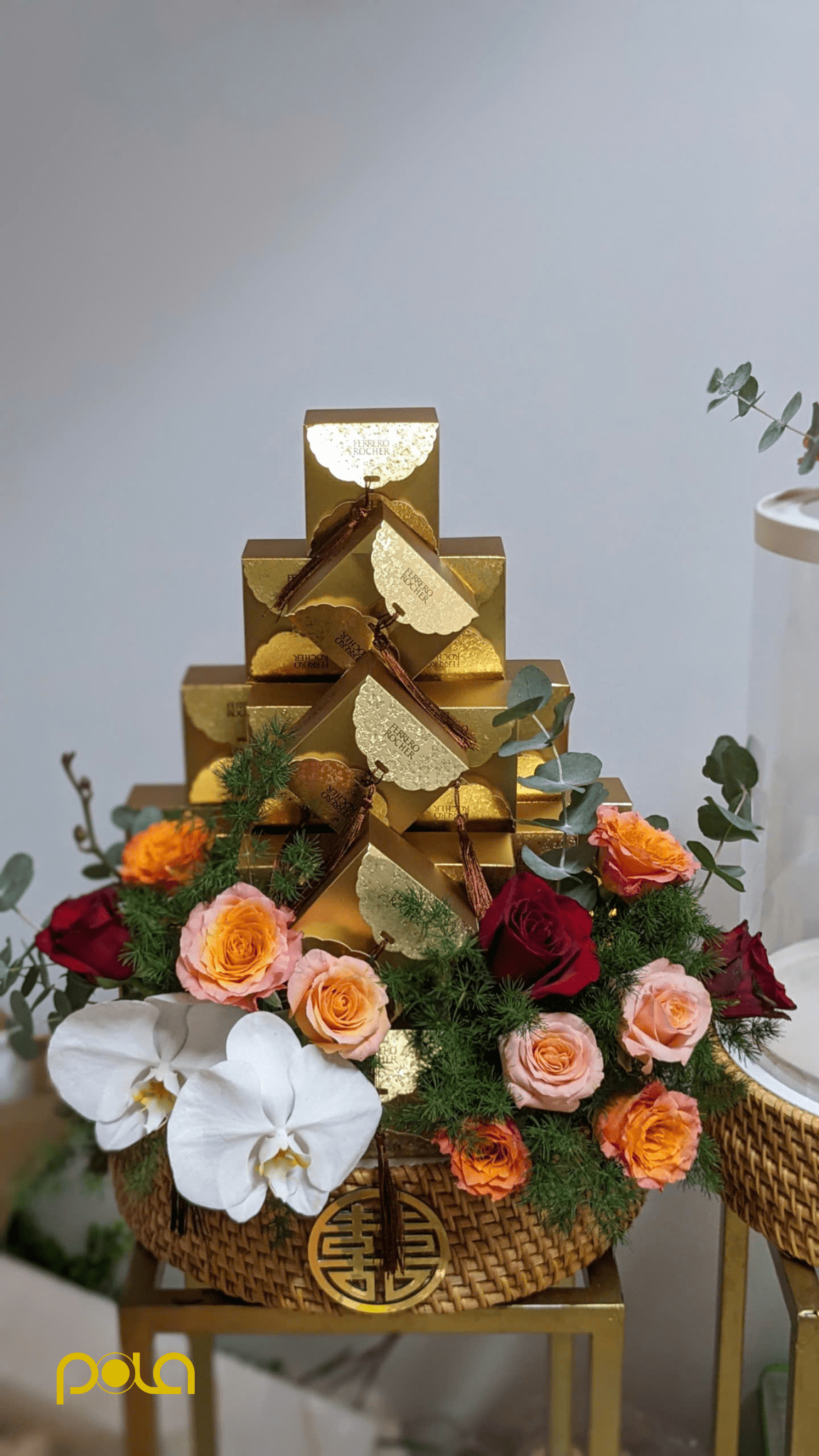 Mam qua dam hoi sieu xinh cap dau re tai binh duong cua polawedding