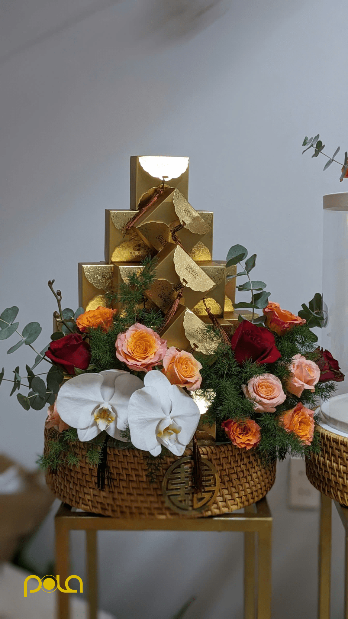 Mam qua dam hoi sieu xinh cap dau re tai binh duong cua polawedding
