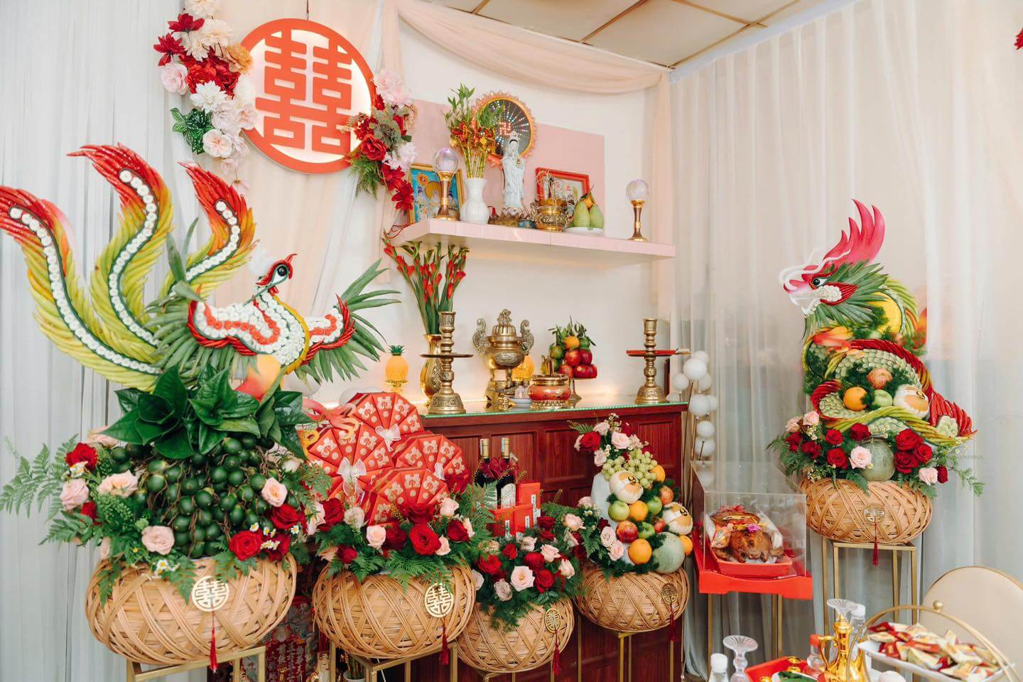 Báo giá mâm quả cưới hỏi Bình Dương