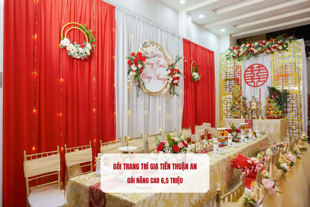 gói trang trí gia tiên thuận angói nâng cao 6,5 triệu