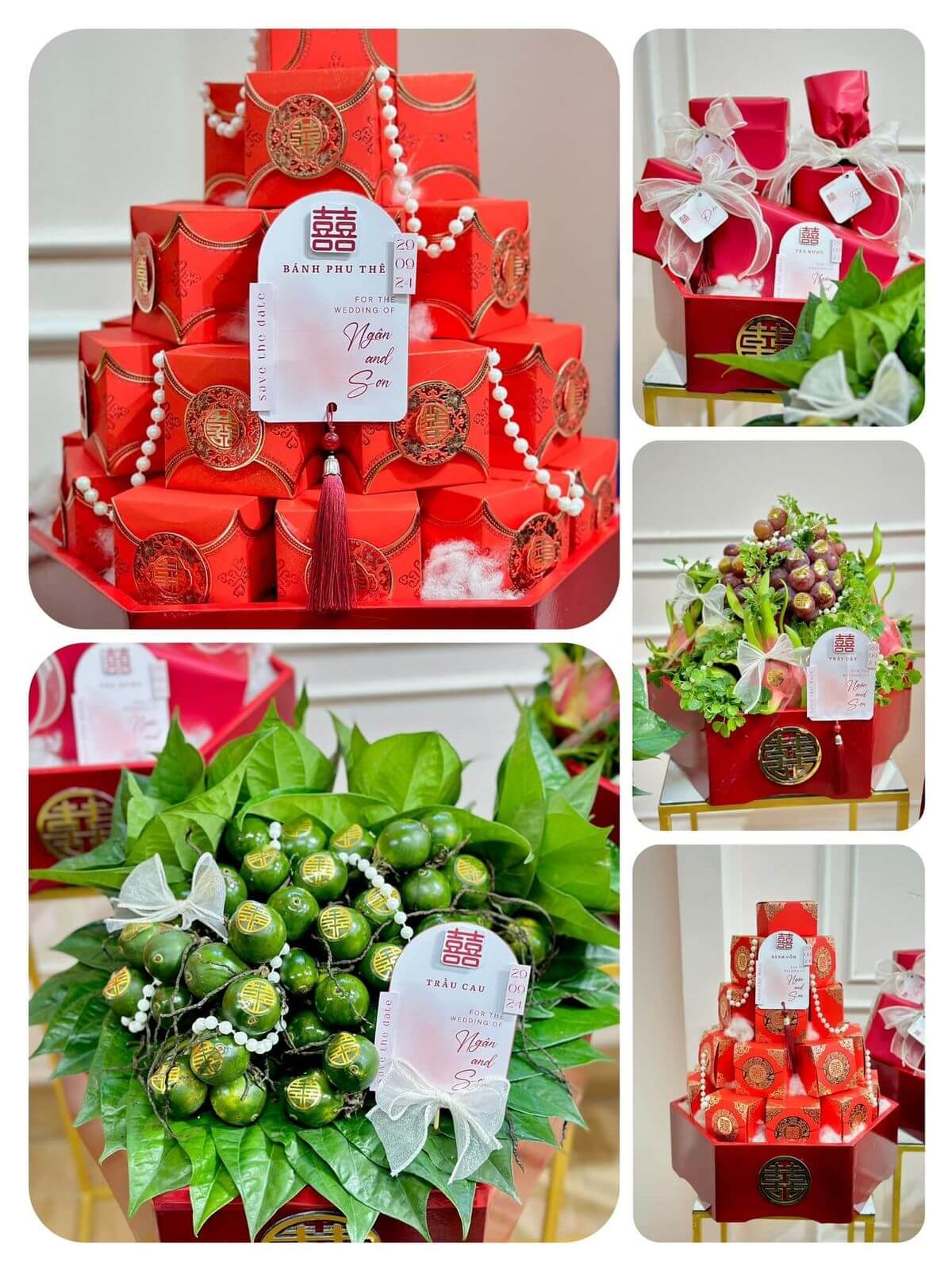 Mẫu Mâm Quả Cưới Hỏi
