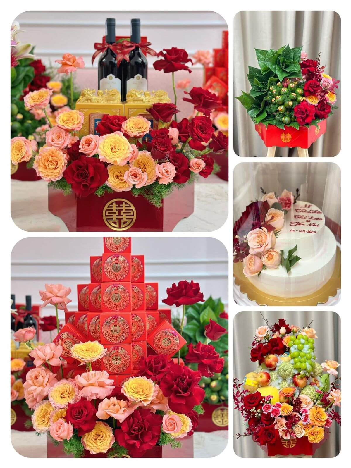 Mẫu Mâm Quả Cưới Hỏi