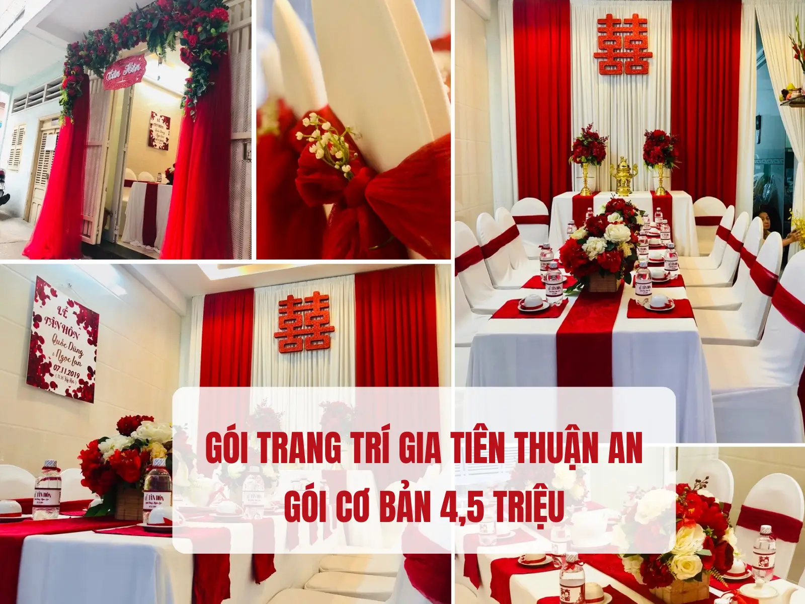 Gói trang trí gia tiên thuận an gói cơ bản 4,5 triệu