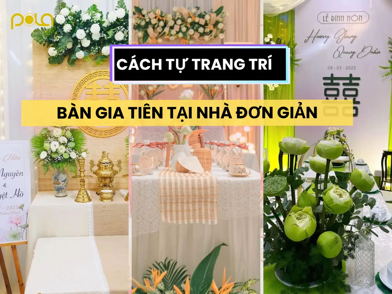 Cách Tự Trang Trí Bàn Gia Tiên Tại Nhà Đơn Giản Tiết Kiệm